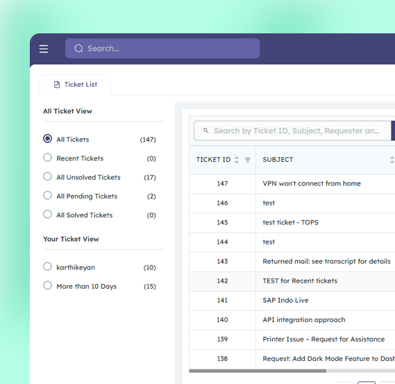 Customer Self-Service Dashboard